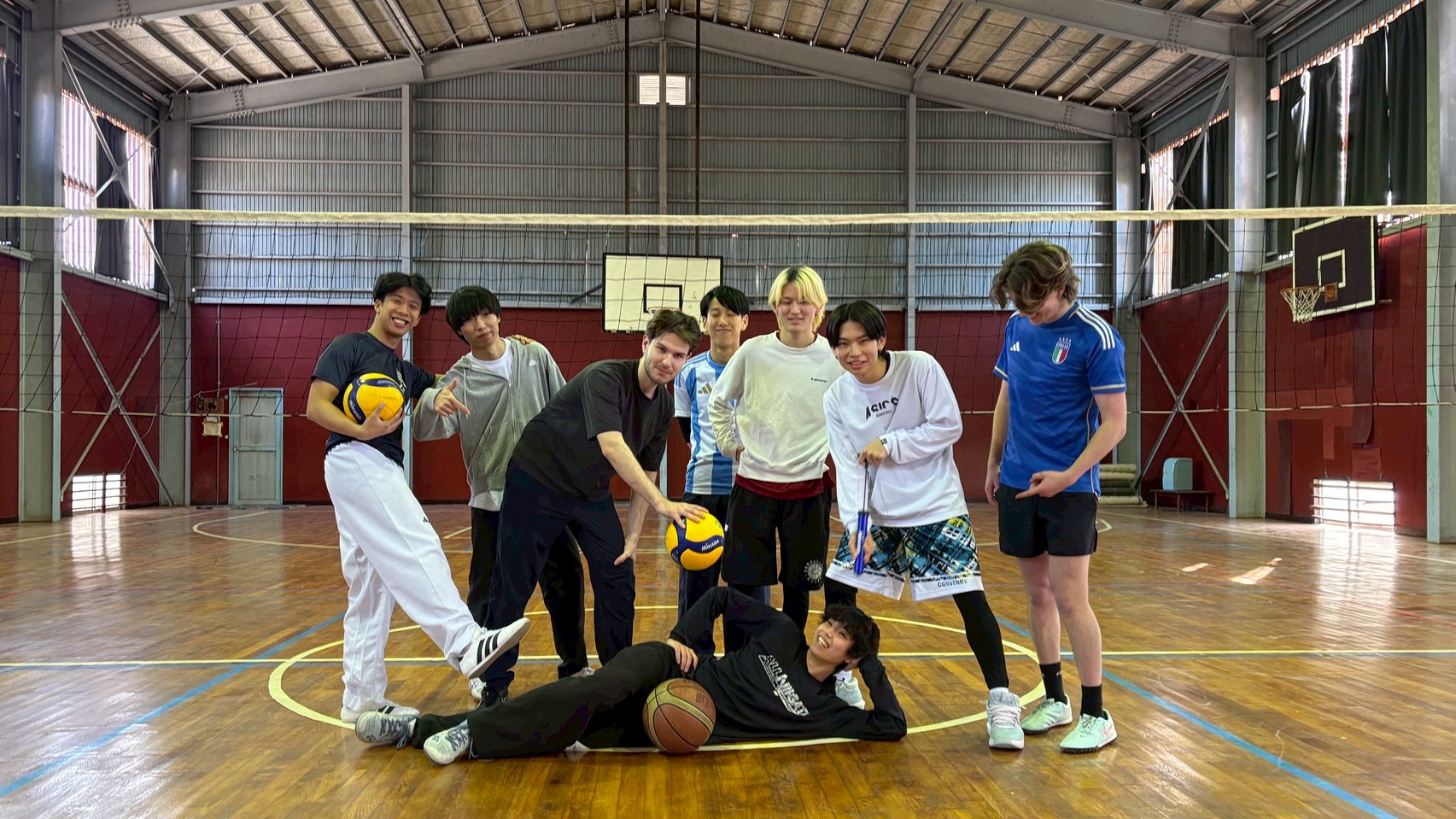 Volleyball team in Tokyo